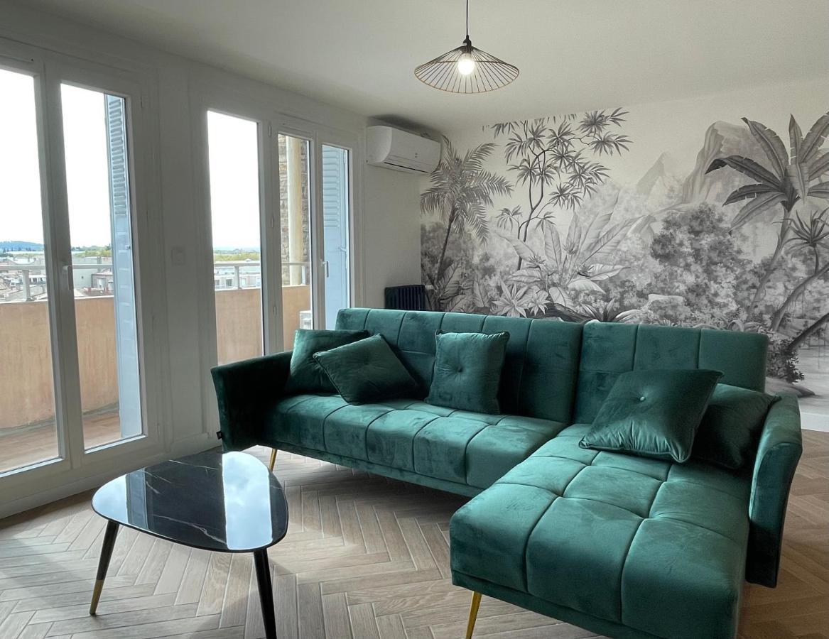 Appartement cosy avec vue imprenable sur la cité Carcassonne Extérieur photo